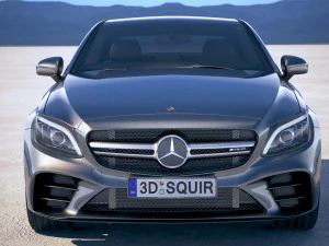 Mercedes-Benz c-class amg coupe 2019 3D Модель