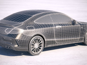 Mercedes-Benz c-class amg coupe 2019 Modelo 3D
