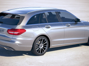 Mercedes-Benz C-class Estate 2019 3D Модель