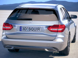 Mercedes-Benz C-class Estate 2019 3D Model