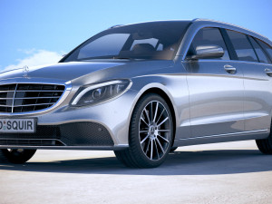 Mercedes-Benz C-class Estate 2019 3D Модель