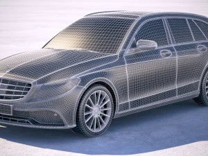 Mercedes-Benz C-class Estate 2019 3D Model