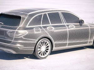 Mercedes-Benz C-class Estate 2019 3D Model