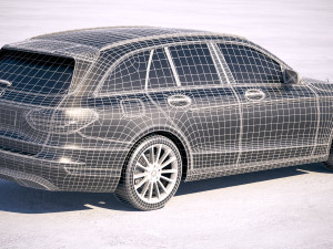 Mercedes-Benz C-class Estate 2019 3D Модель
