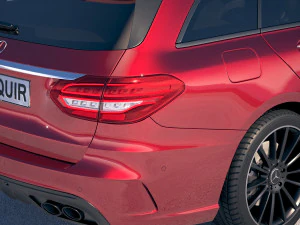 Mercedes-Benz C-class Estate AMG 2019 3D Model