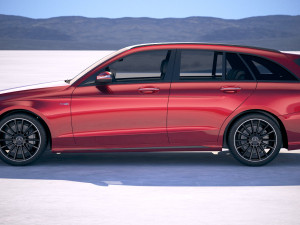 Mercedes-Benz C-class Estate AMG 2019 3D Model