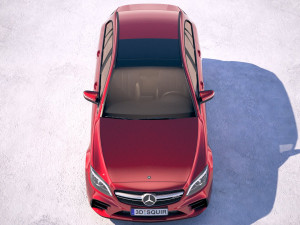 Mercedes-Benz C-class Estate AMG 2019 3D Model