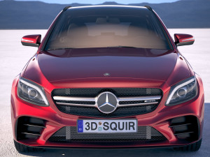Mercedes-Benz C-class Estate AMG 2019 3D Model