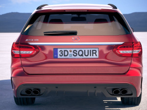 Mercedes-Benz C-class Estate AMG 2019 3D Model