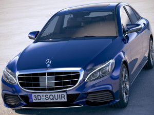Mercedes-Benz C-class W205 2016 Modelo 3D