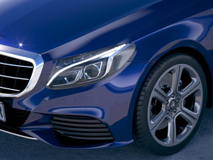 Mercedes-Benz C-class W205 2016 Modelo 3D