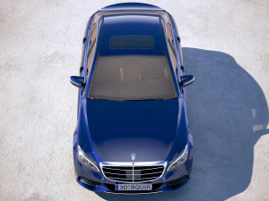 Mercedes-Benz C-class W205 2016 3D Model