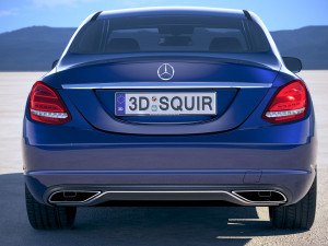 Mercedes-Benz C-class W205 2016 Modelo 3D