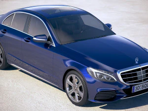 Mercedes-Benz C-class W205 2016 3D Model