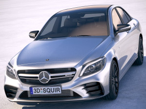 Mercedes-Benz C43 AMG 4matic 2019 3D 모델