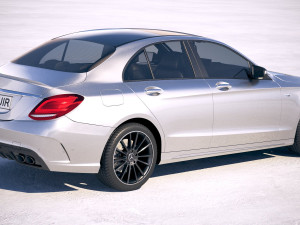 Mercedes-Benz C43 AMG 4matic 2019 3D 모델