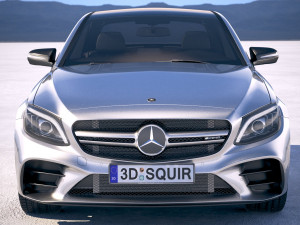 Mercedes-Benz C43 AMG 4matic 2019 3D 모델