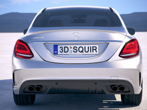 Mercedes-Benz C43 AMG 4matic 2019 3D 모델