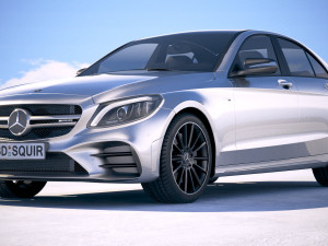 Mercedes-Benz C43 AMG 4matic 2019 3D 모델
