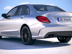 Mercedes-Benz C43 AMG 4matic 2019 3D 모델