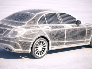 Mercedes-Benz C43 AMG 4matic 2019 3D 모델