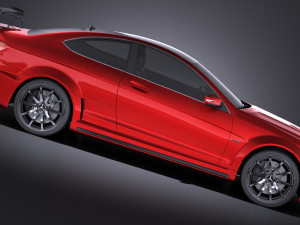 Mercedes-Benz C63 AMG Black 2014 vray 3D Модель
