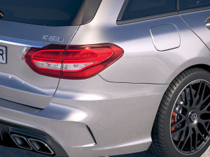Mercedes-Benz C63 AMG S Estate 2019 Model 3D