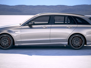 Mercedes-Benz C63 AMG S Estate 2019 Model 3D