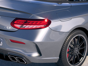 Mercedes-Benz C63 S AMG Cabriolet 2019 3D Model