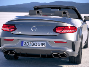 Mercedes-Benz C63 S AMG Cabriolet 2019 3D Model