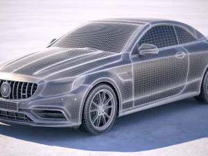Mercedes-Benz C63 S AMG Cabriolet 2019 3D Model