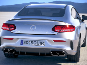 Mercedes-Benz C63 S AMG Coupe 2019 3D Модель