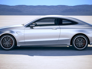 Mercedes-Benz C63 S AMG Coupe 2019 3D Модель
