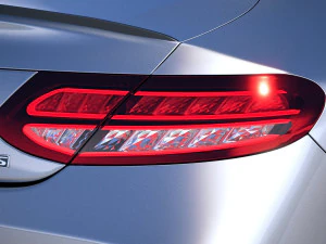 Mercedes-Benz C63 S AMG Coupe 2019 3D Model