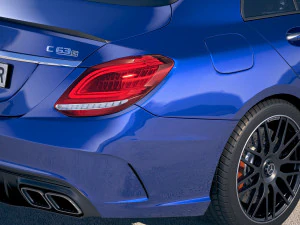Mercedes-Benz C63 S AMG Sedan 2019 3D Model