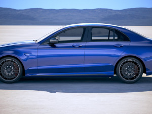 Mercedes-Benz C63 S AMG Sedan 2019 3D Модель