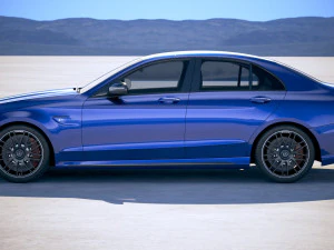 Mercedes-Benz C63 S AMG Sedan 2019 3D Model