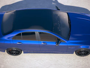 Mercedes-Benz C63 S AMG Sedan 2019 3D Model
