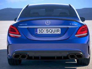 Mercedes-Benz C63 S AMG Sedan 2019 3D Model