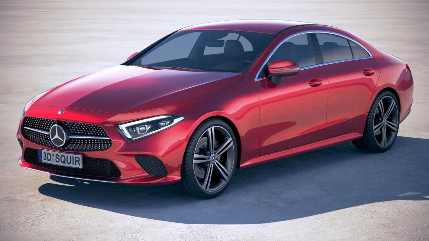 Mercedes-Benz CLS 2019 3D Model .c4d .max .obj .3ds .fbx .stl .blend