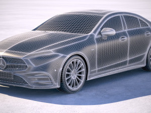 Mercedes-Benz CLS AMG 2019 3Dモデル