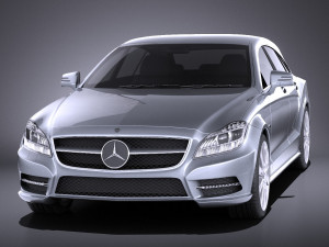 Mercedes-Benz CLS Shooting Brake 2013 vray 3Dモデル