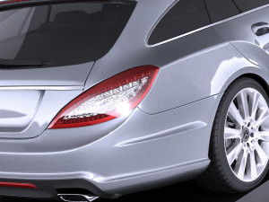 Mercedes-Benz CLS Shooting Brake 2013 vray 3Dモデル