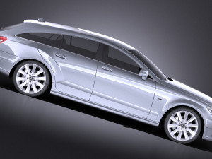 Mercedes-Benz CLS Shooting Brake 2013 vray 3Dモデル