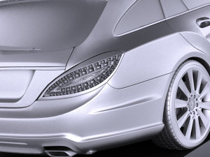 Mercedes-Benz CLS Shooting Brake 2013 vray 3Dモデル
