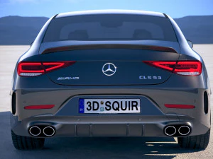 Mercedes-Benz CLS 53 AMG 2019 3D Model