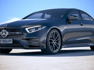 Mercedes-Benz CLS 53 AMG 2019 3D Model