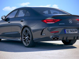 Mercedes-Benz CLS 53 AMG 2019 3D Model
