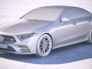 Mercedes-Benz CLS 53 AMG 2019 3D Model