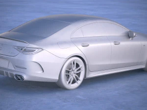 Mercedes-Benz CLS 53 AMG 2019 3D Model